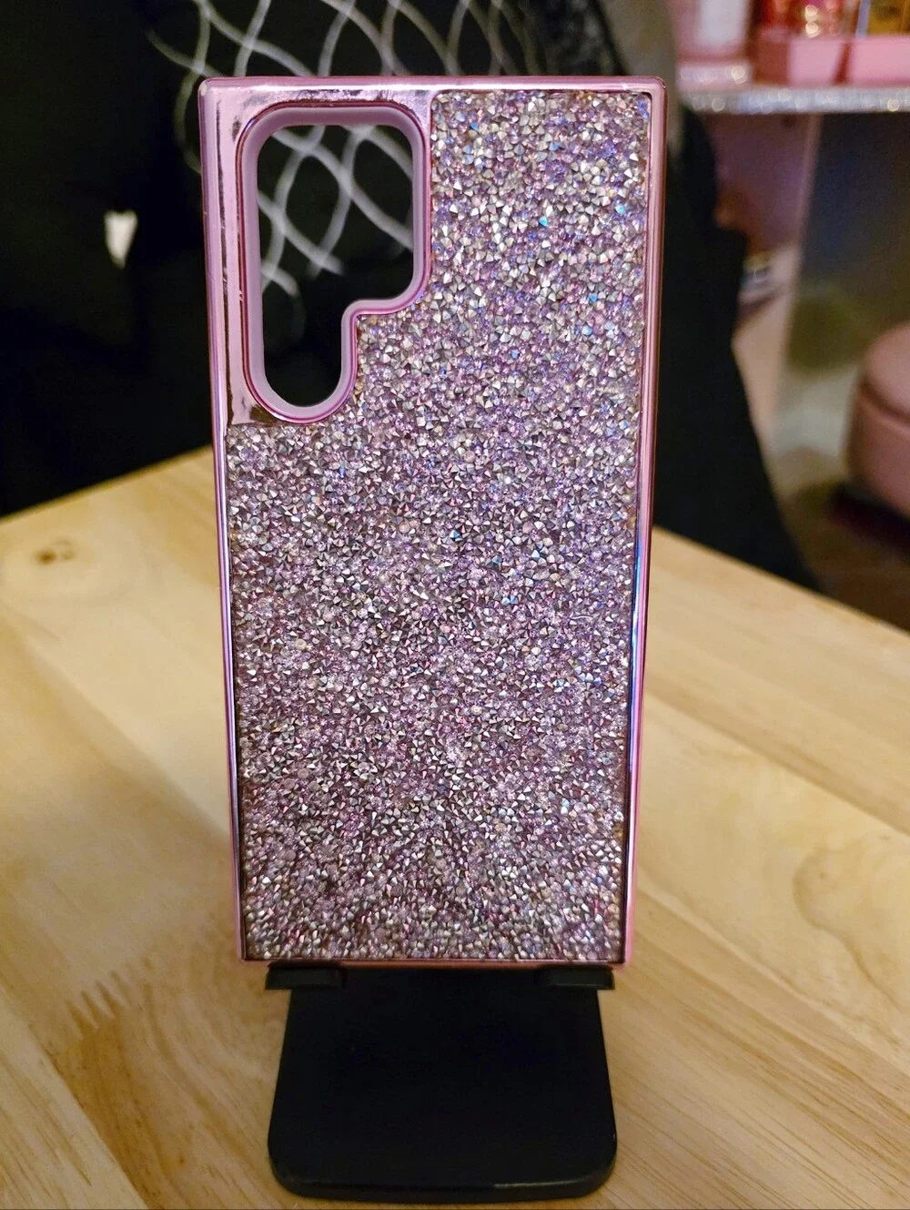 Pink/Purple S22 Ultra Rhinestone Case